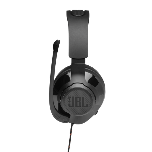 JBL Quantum 200 - Black - Wired over-ear gaming headset with flip-up mic - Detailshot 4 image number null